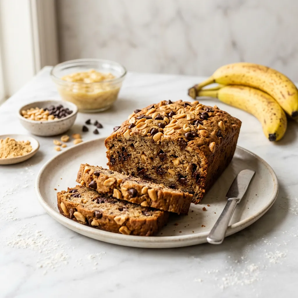 Peanut Butter Banana Bread
