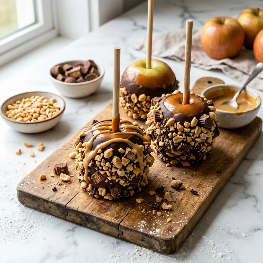 Peanut Butter Caramel Apples