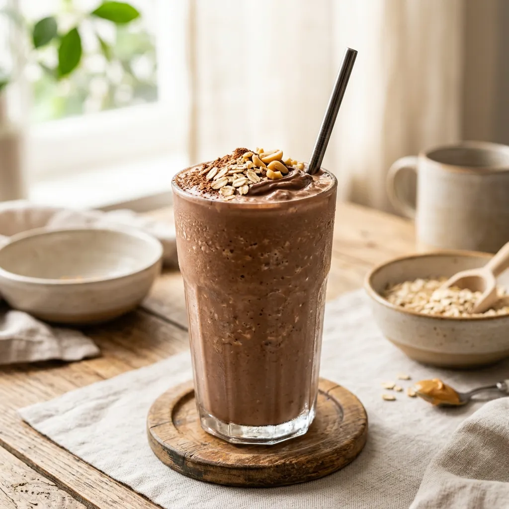 Peanut Butter Chocolate Protein Shake