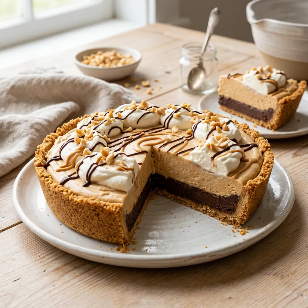 Peanut Butter Silk Pie