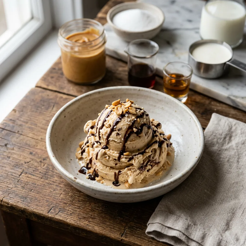 Peanut Butter Whiskey Ice Cream Recipe