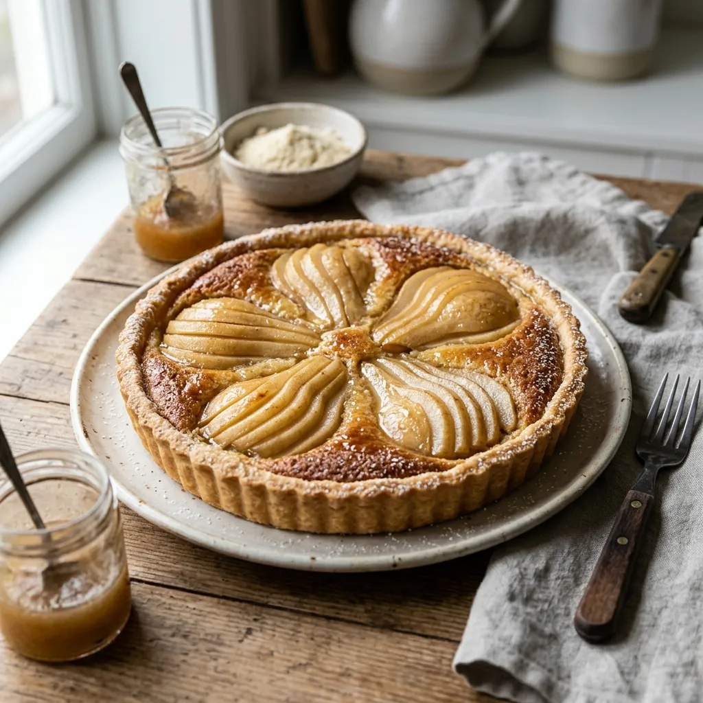 Pear Frangipane Tart