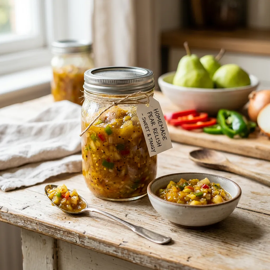 Pear Relish With Peppers