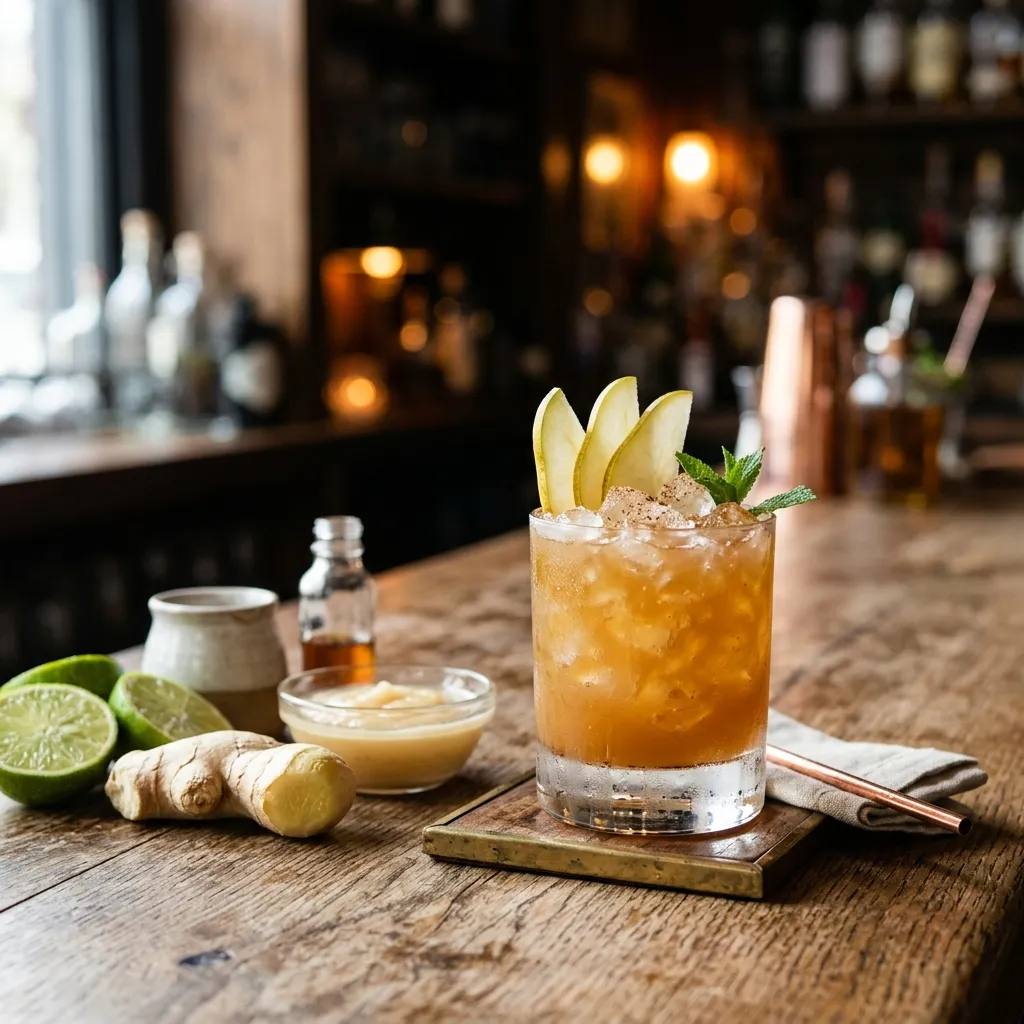 Pear Spiced Sailor Cocktail