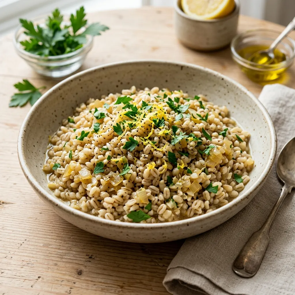 Pearled Barley Pilaf