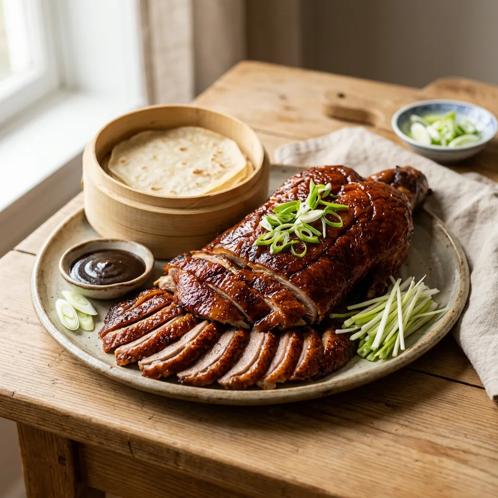 Peking Duck With Scallions and Honey