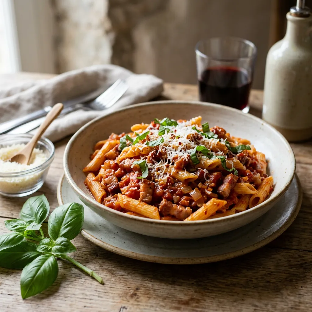 Penne all’ Amatriciana
