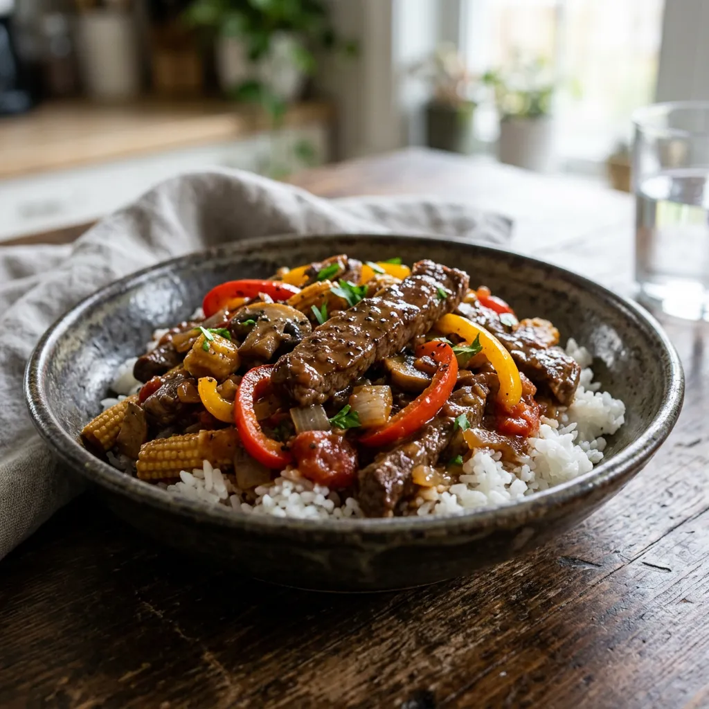 Pepper Steak Stir-Fry Recipe