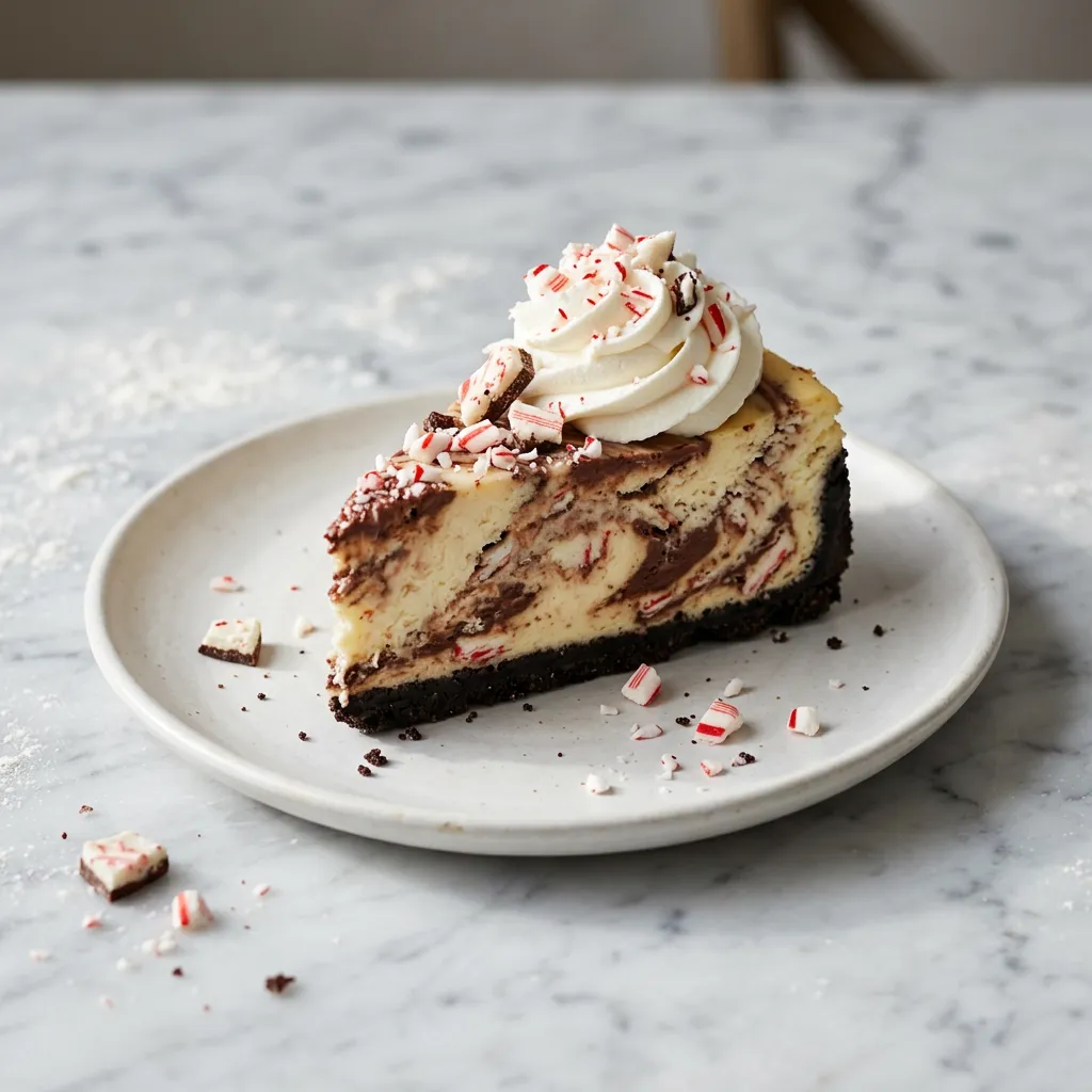 Peppermint Bark Cheesecake Recipe