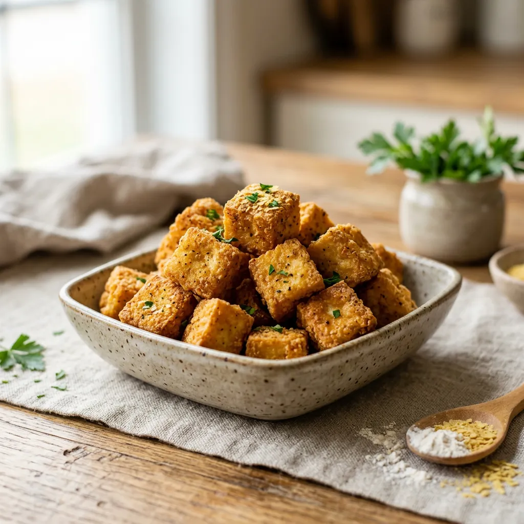 Perfect Crispy Fried Tofu