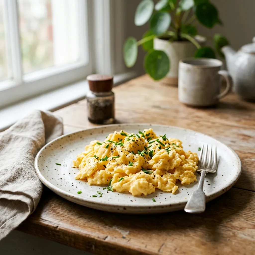 Perfect Dairy-Free Scrambled Eggs