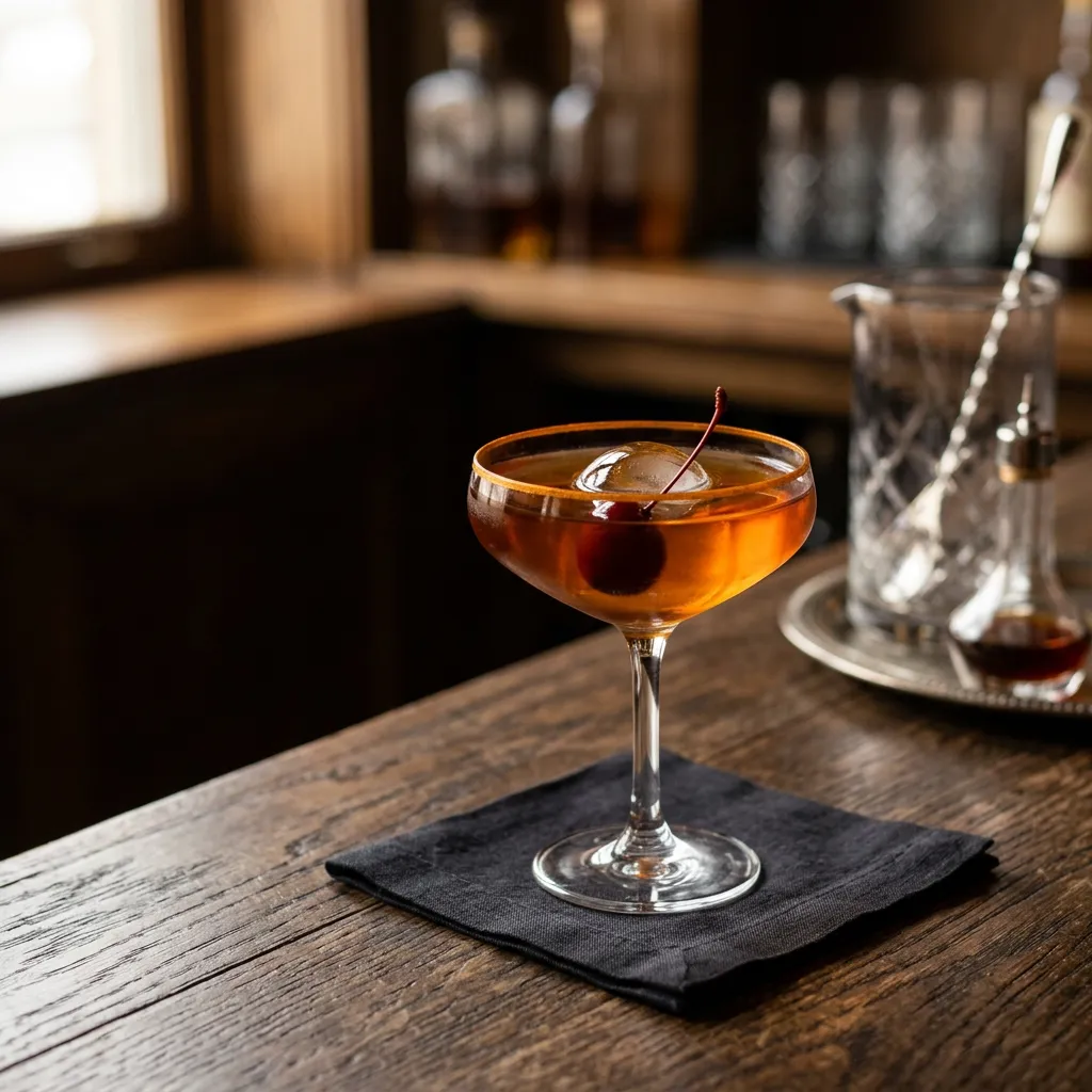 Perfect Manhattan Cocktail