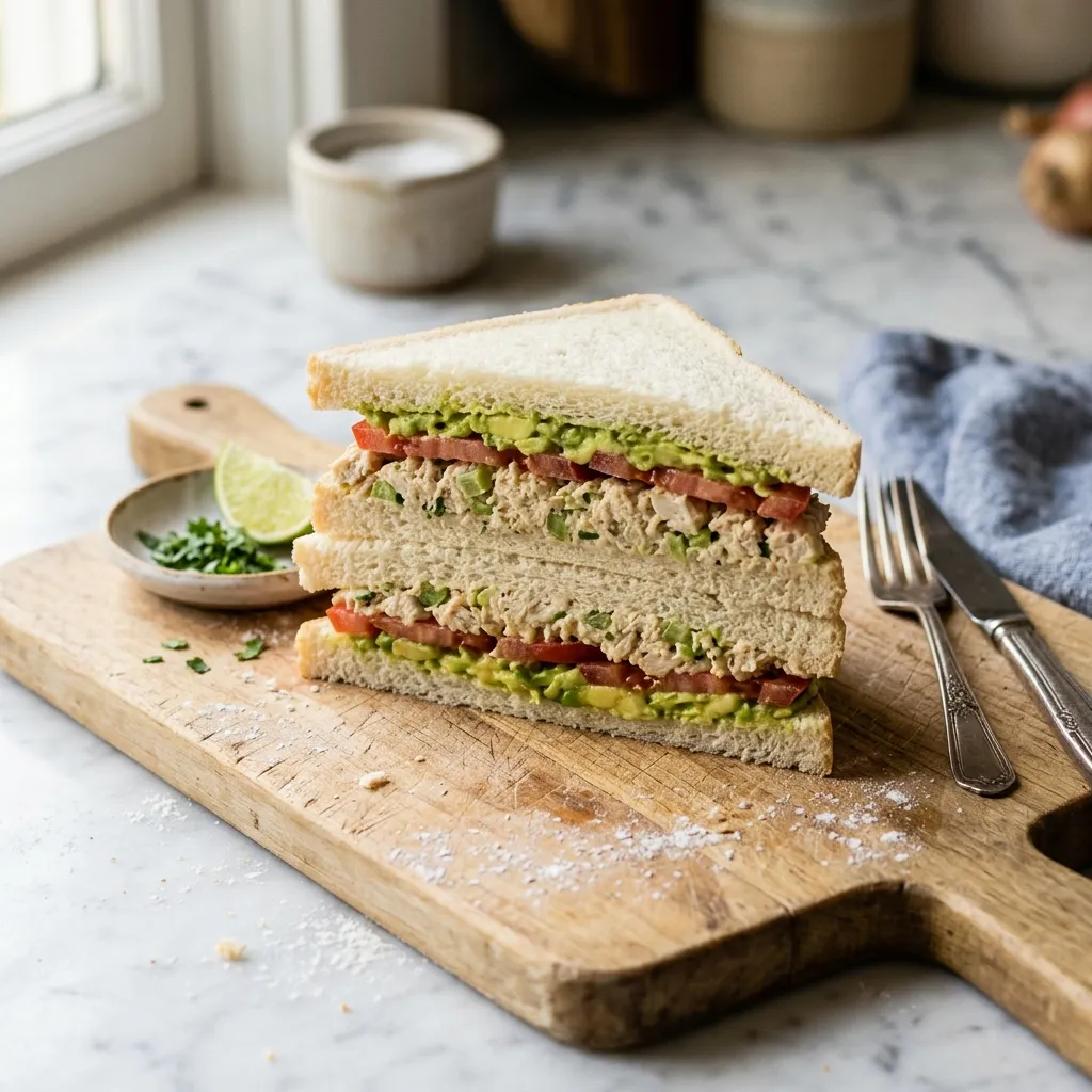Peruvian Triple Sandwich: Sándwich Triple