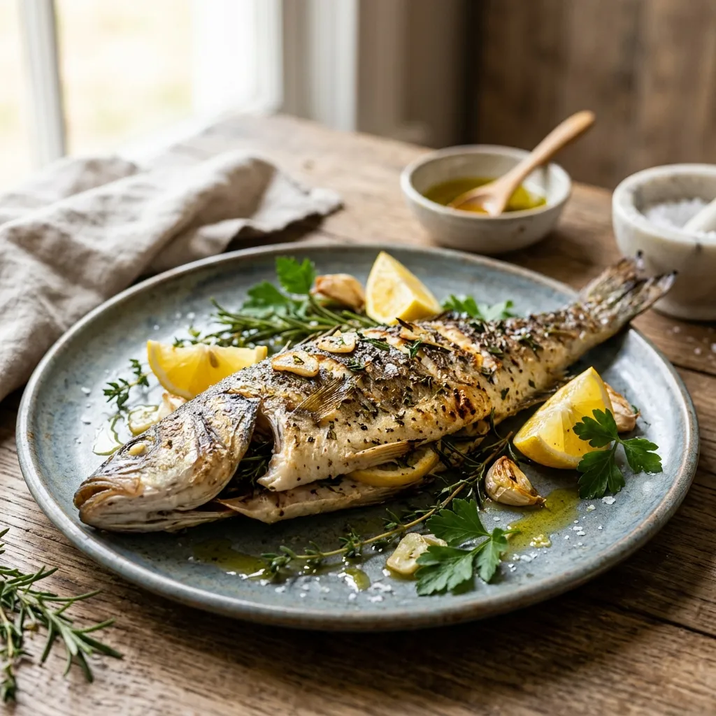 Pesce al Forno (Italian-Style Whole Roasted Fish in Herbs) Recipe