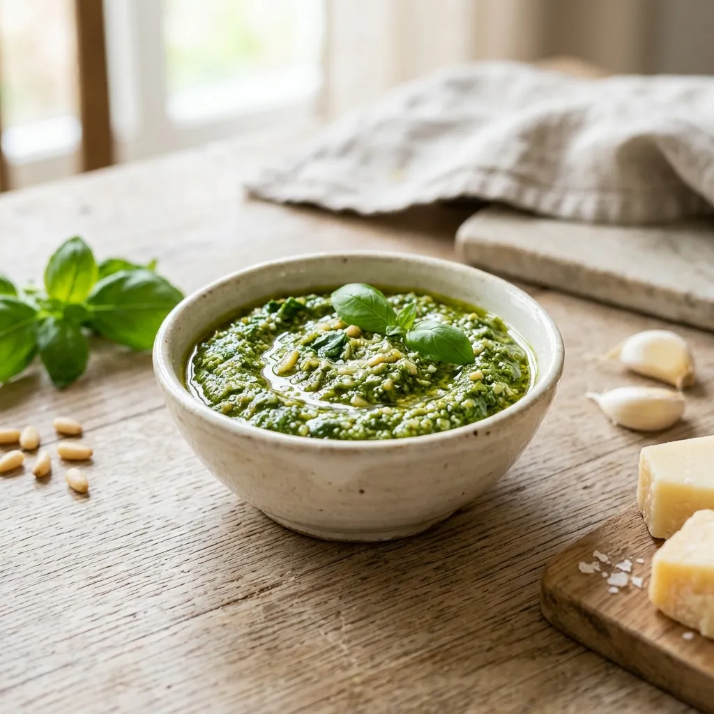 Pesto Alla Genovese (Classic Basil Pesto) Recipe