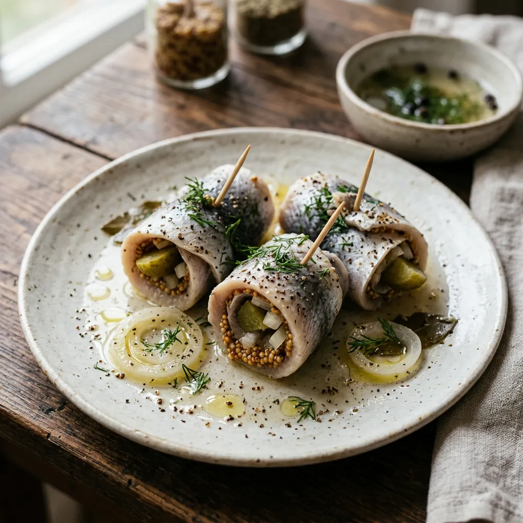 Pickle Herring for Polish Rollmops (Rolmopsy)