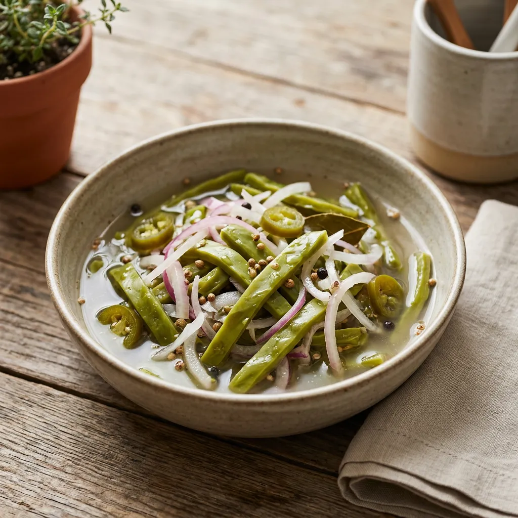 Pickled Nopales (Cactus Pads)