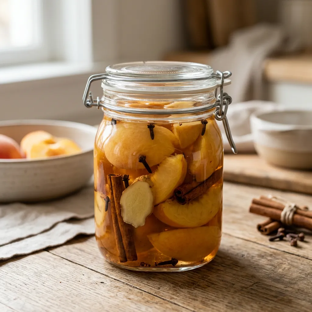 Pickled Peaches