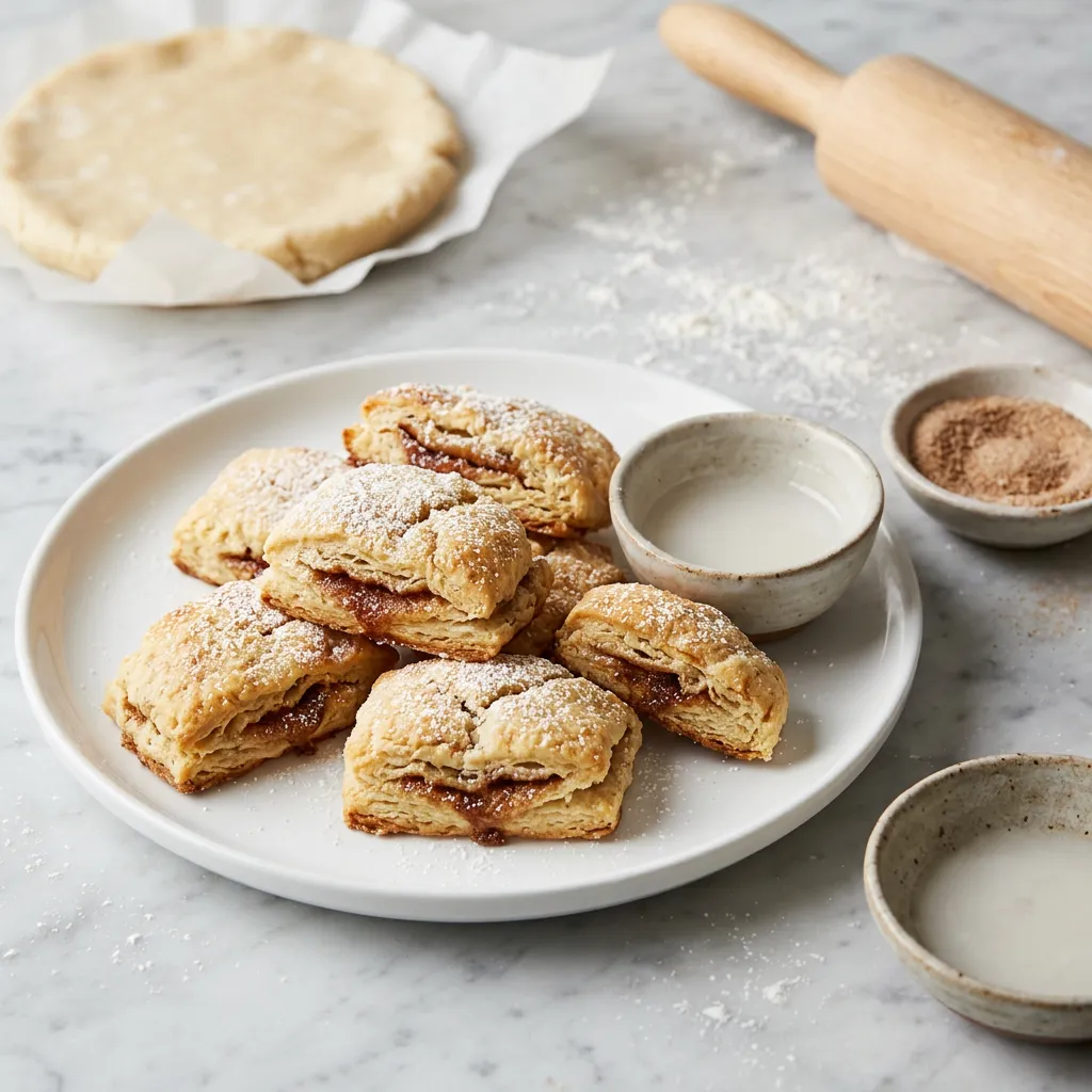 Finished Pie Crust Cookies dish