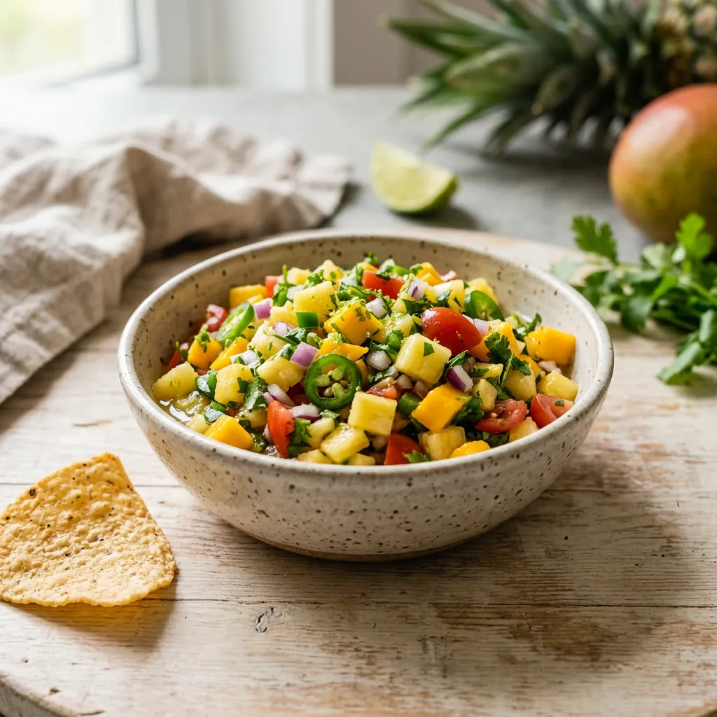 Pineapple Mango Salsa