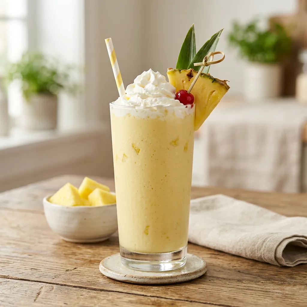 Pineapple Milkshake Recipe
