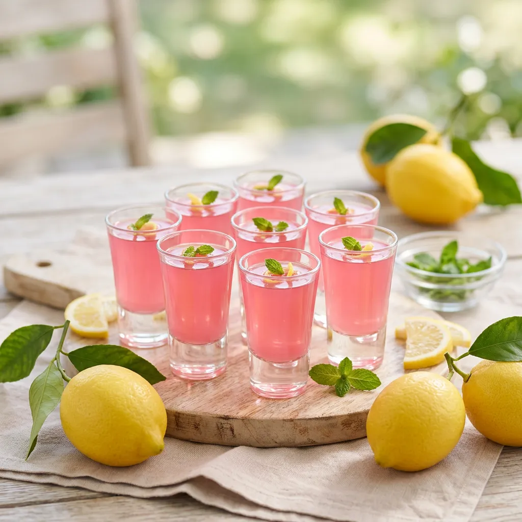 Pink Lemonade Jello Shots Recipe
