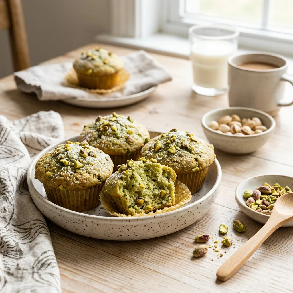 Pistachio Muffins