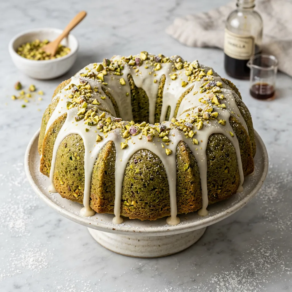 Pistachio Pudding Cake Recipe