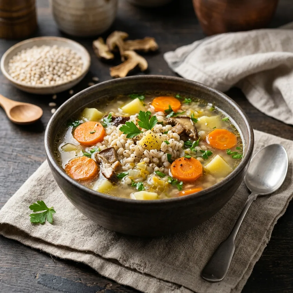 Polish Barley Soup (Krupnik)