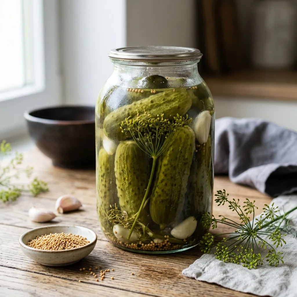 Polish Dill Pickles (Ogórki Kiszone)