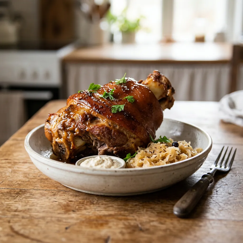 Polish Ham Hocks With Beer-Honey Glaze (Golonka)