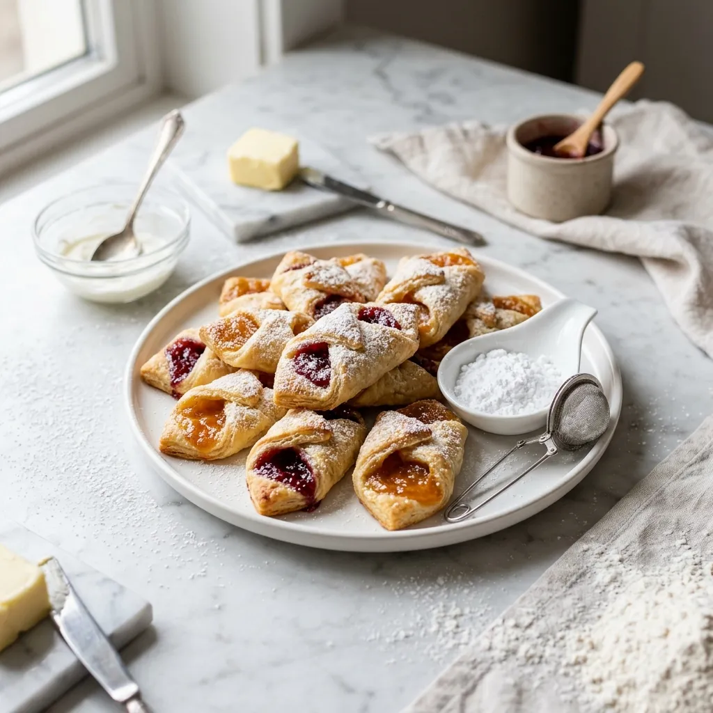 Polish Sour Cream Kołaczki Dough