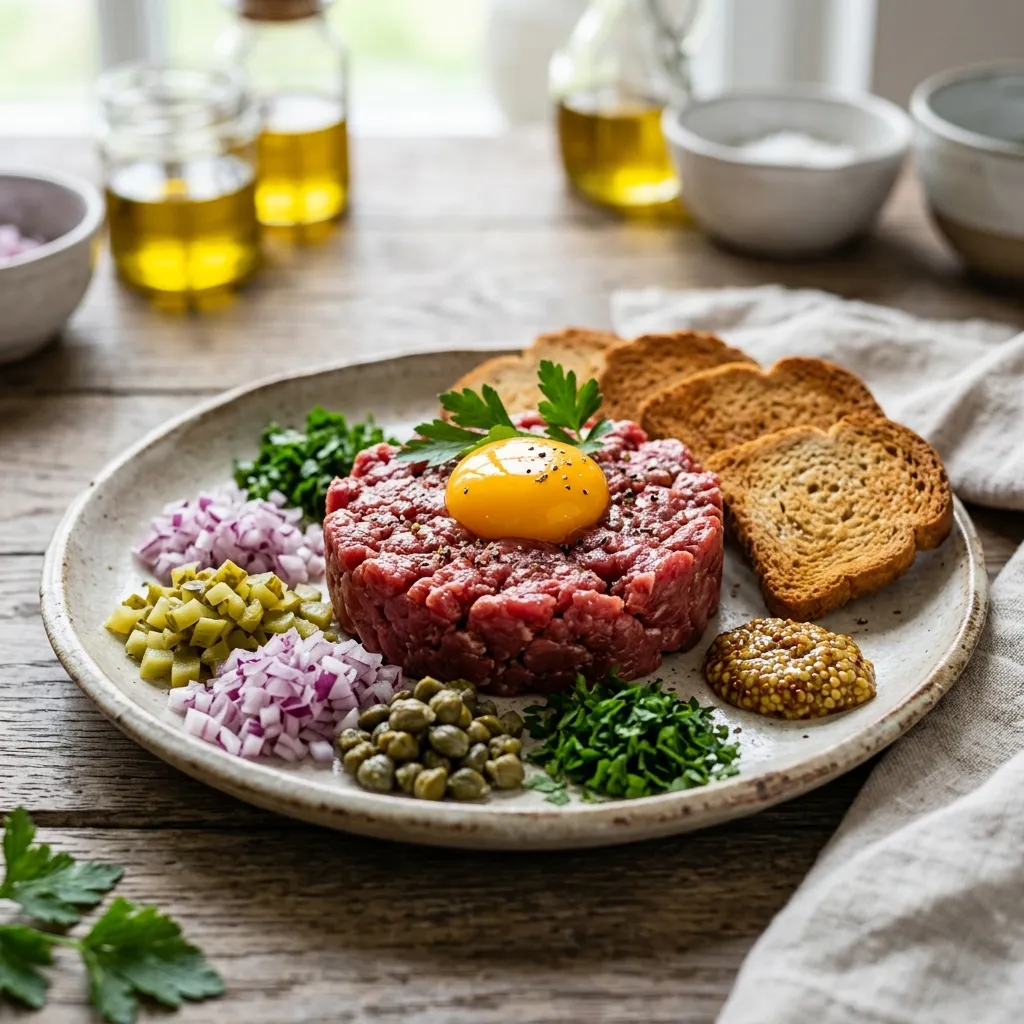 Polish Steak Tartare (Befszytk Tatarski)