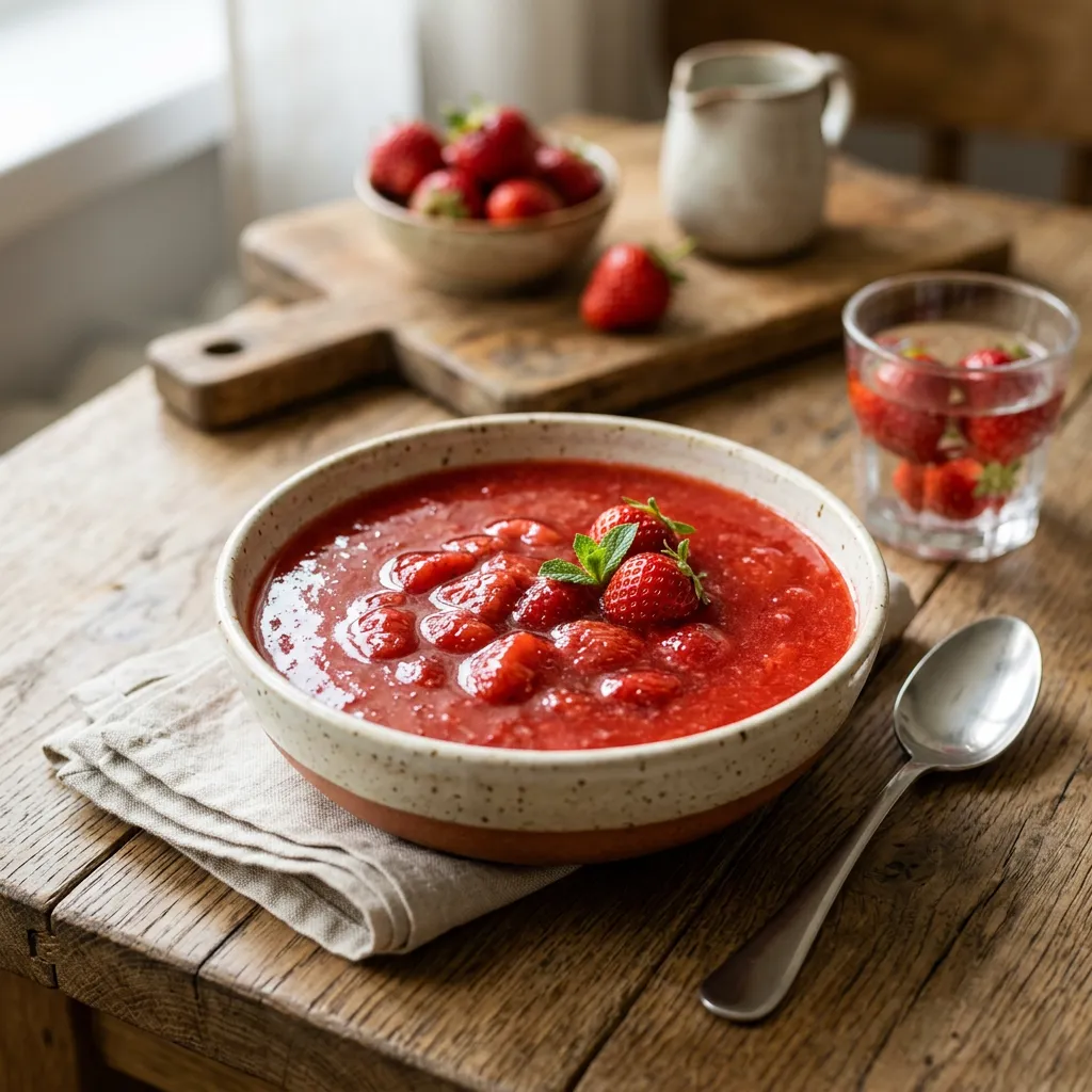 Polish Strawberry Kissel