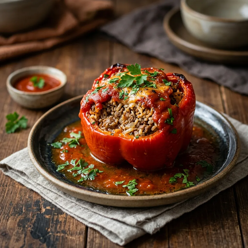 Polish Stuffed Peppers (Papryka Nadziewana)