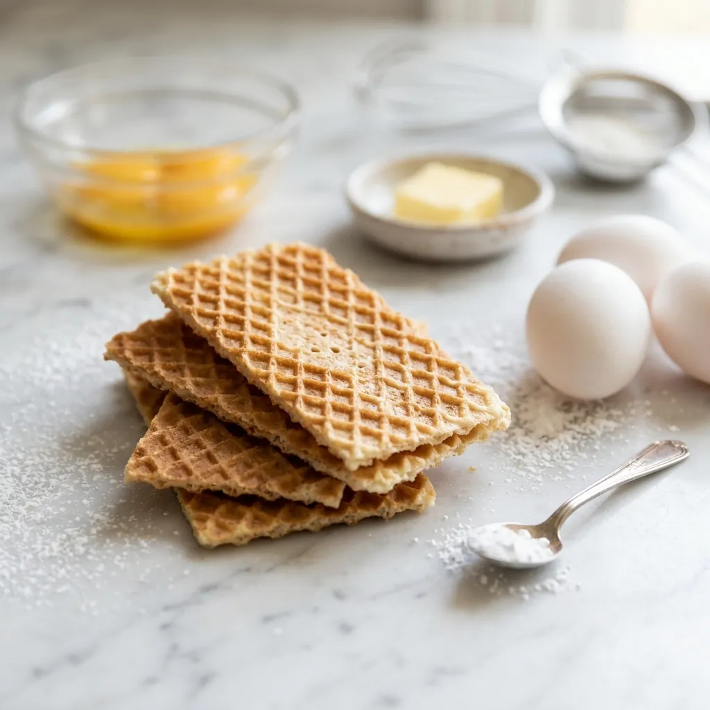 Polish Wafle Wafer Cookies