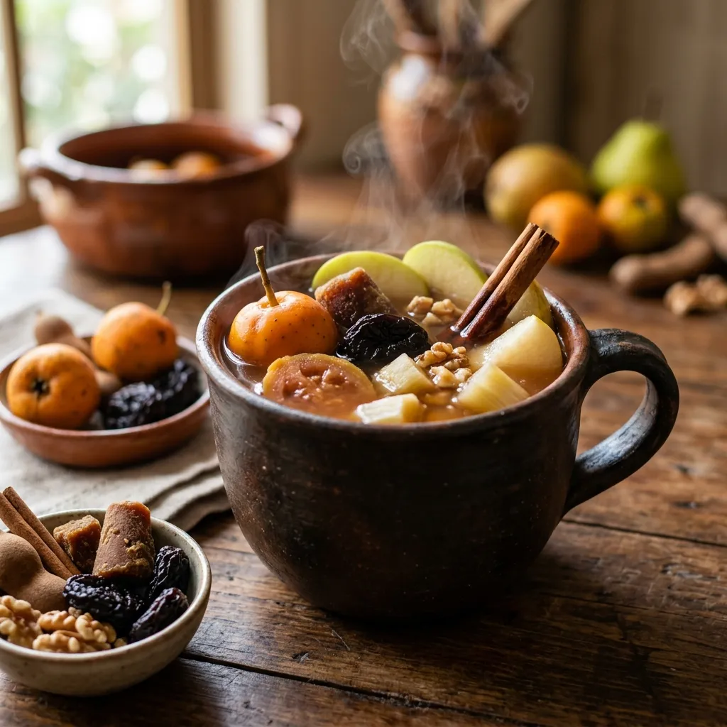 Ponche Navideño—Warm Fruit Punch