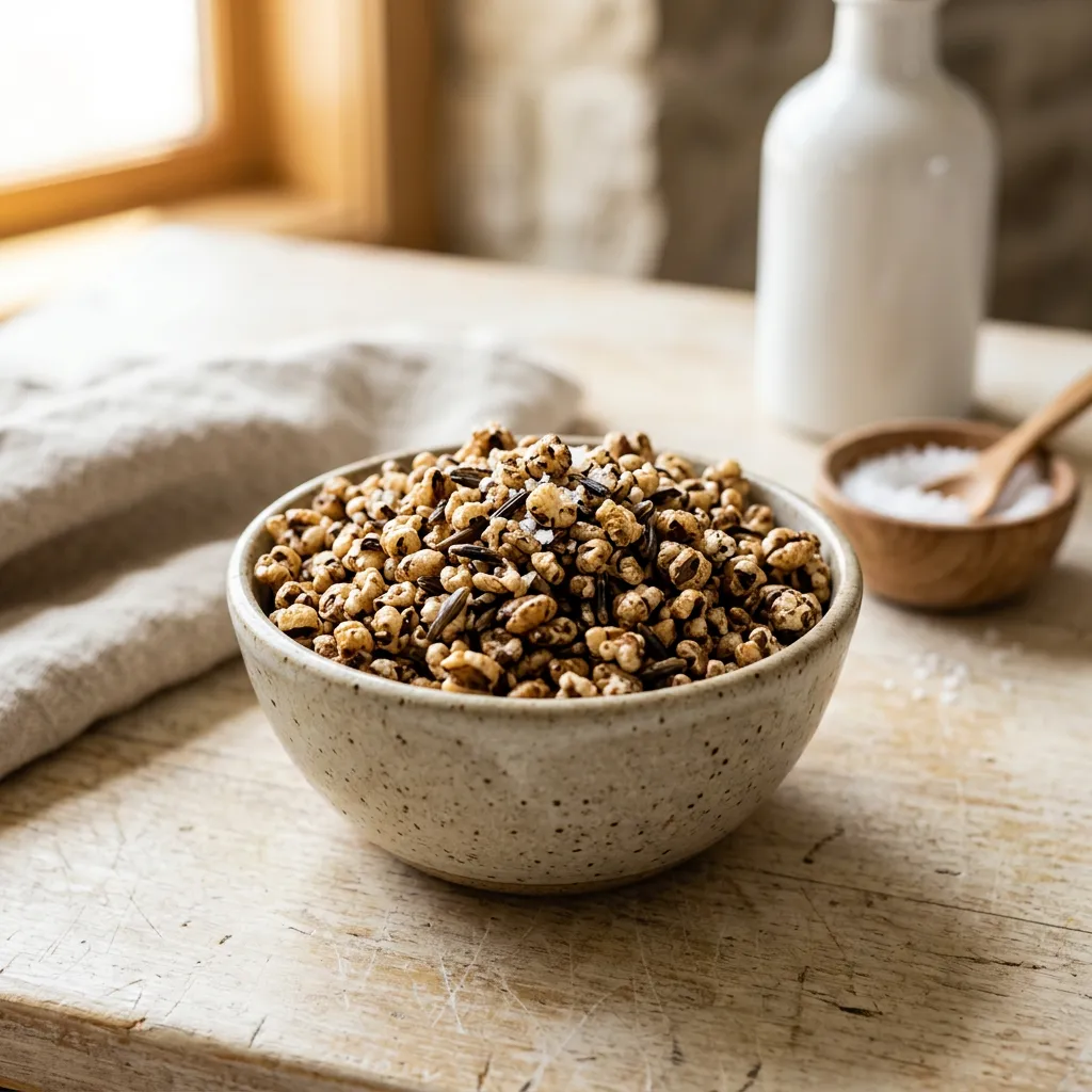 Popped Wild Rice Recipe