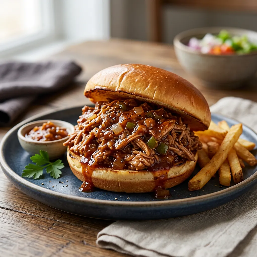 Pork Barbecue Sloppy Joe Sandwiches
