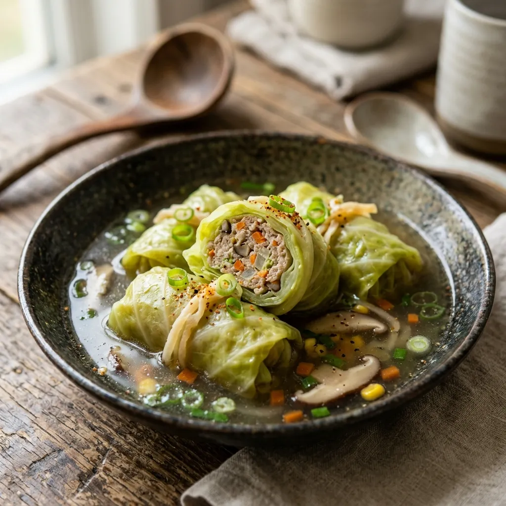 Pork Japanese Cabbage Rolls