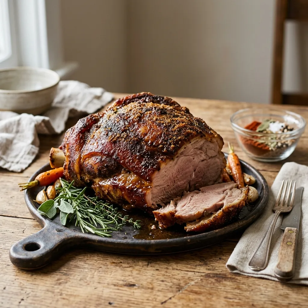 Pork Shoulder Roast With Dry Spice Rub