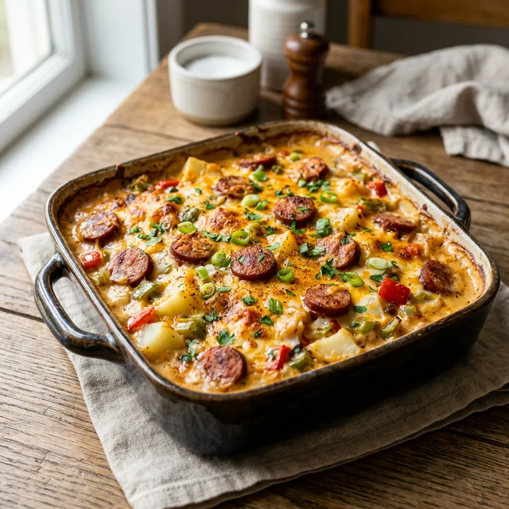 Potato Casserole With Andouille Sausage Recipe