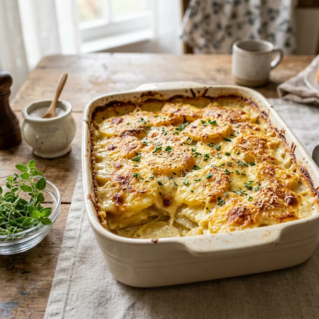 Potato Gratin (German Kartoffelgratin)