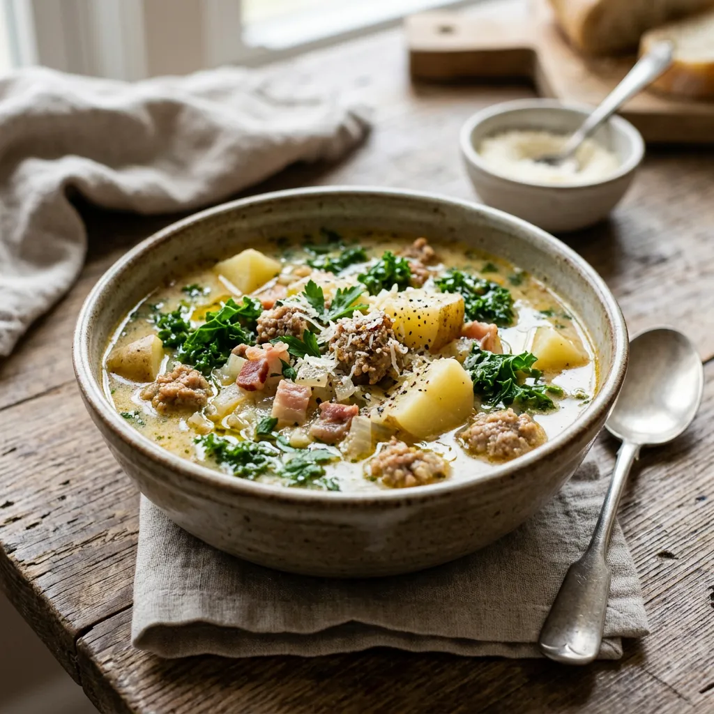 Potato Sausage Soup, Toscana Style