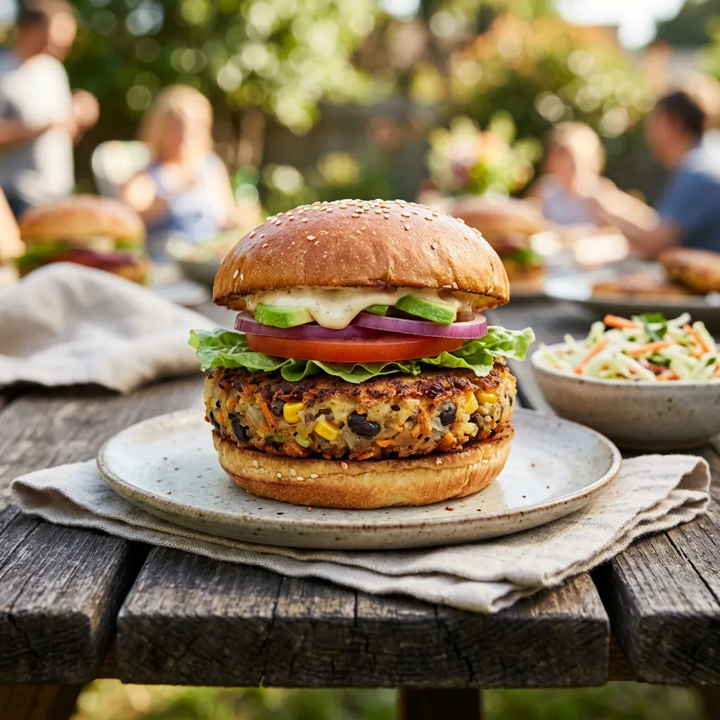 Potato Veggie Burgers Recipe