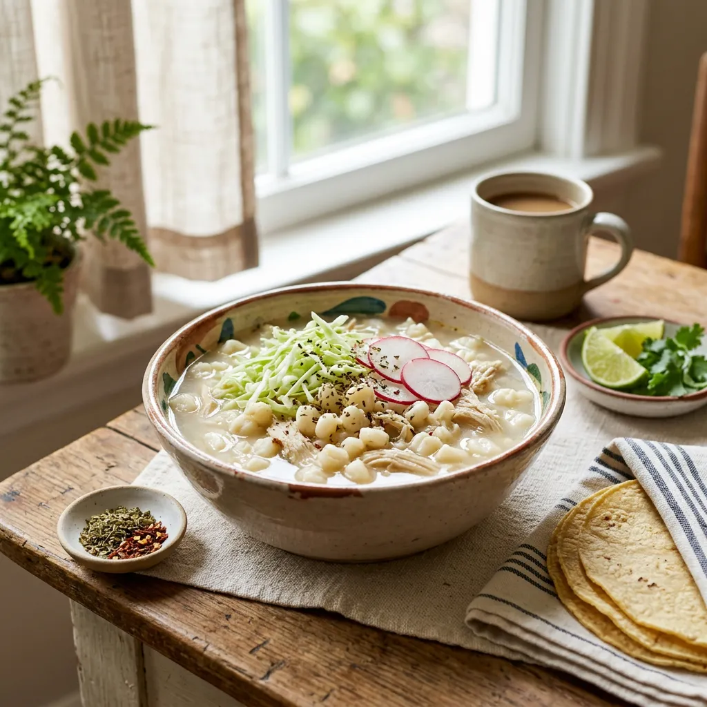 Pozole de Pollo: Chicken Pozole