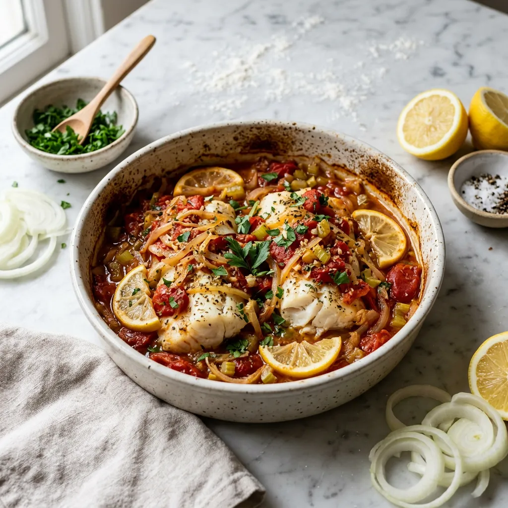 Psari Plaki Fish