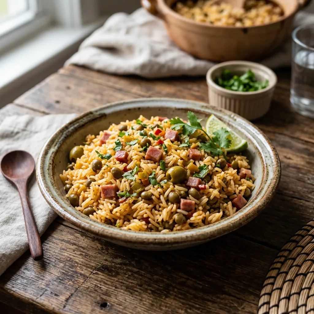 Puerto Rican Rice With Pigeon Peas (Arroz con Gandules)