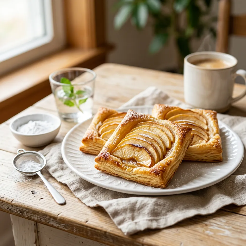 Puff Pastry Apple Danishes Recipe
