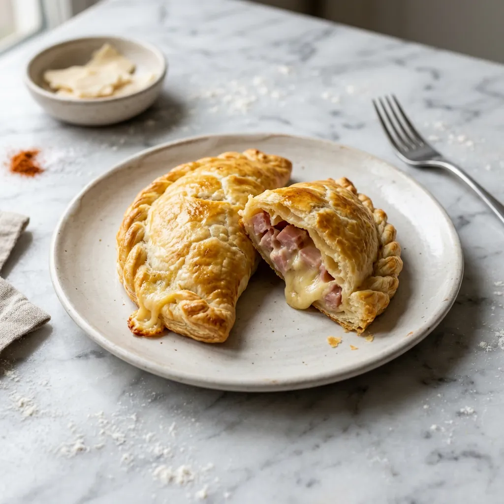 Puff Pastry Ham and Cheese Empanadas